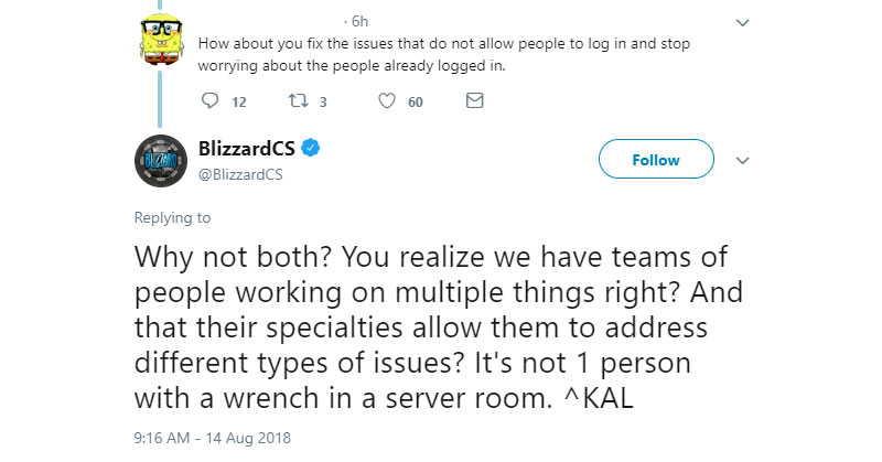 Illustration for article titled Blizzard Customer Support Rep Has Had Enough